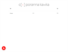 Tablet Screenshot of porannakawka.com